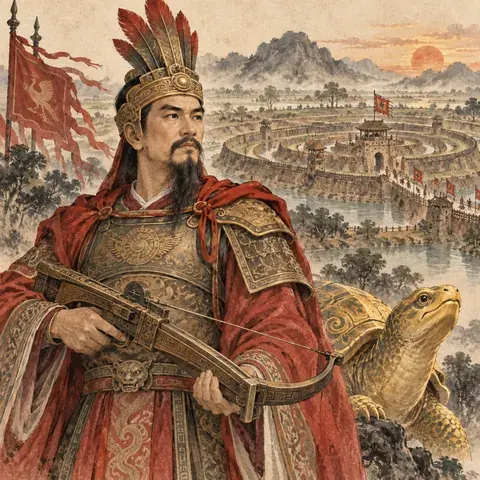 Tranh minh hoạ An Dương Vương