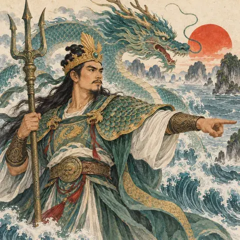Tranh minh hoạ Lạc Long Quân