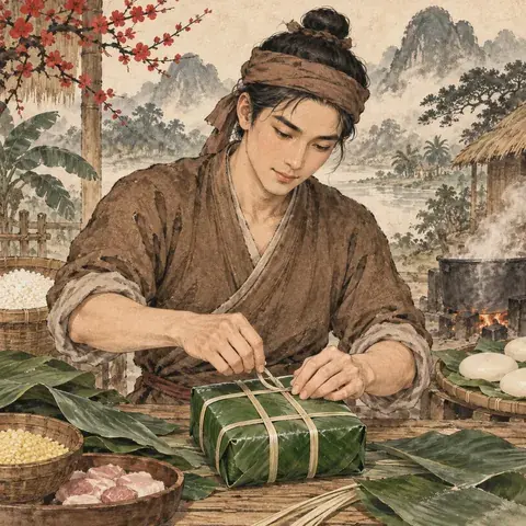 Tranh minh hoạ Lang Liêu