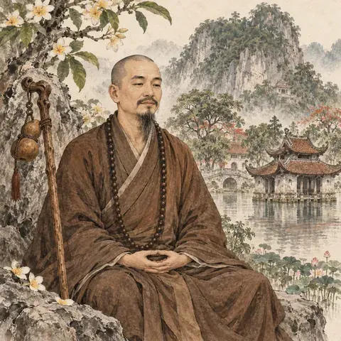Tranh minh hoạ Từ Đạo Hạnh
