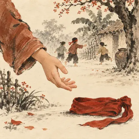 Tranh minh hoạ: Bịt mắt bắt dê