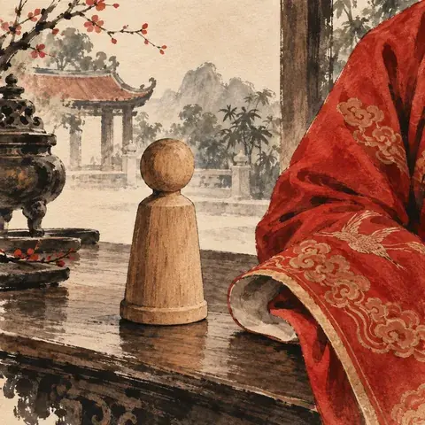 Tranh minh hoạ: Cờ người