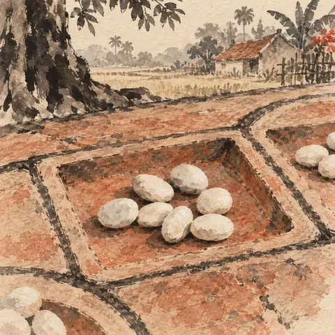 Tranh minh hoạ: Ô ăn quan