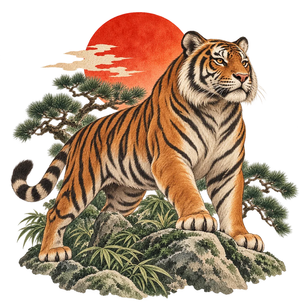 Tranh tuổi Dần
