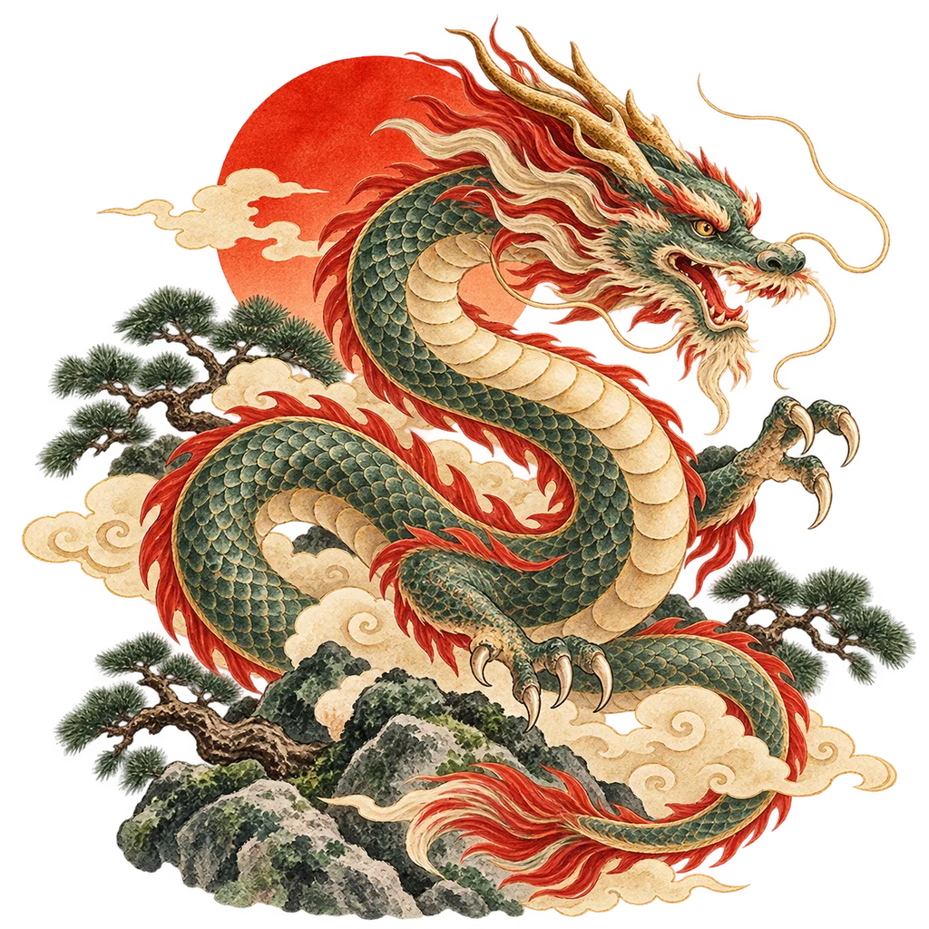Tranh tuổi Thìn