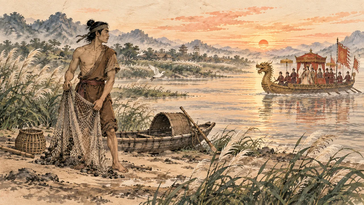 Tranh minh hoạ Chử Đồng Tử