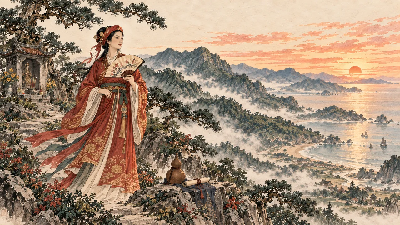 Tranh minh hoạ Mẫu Liễu Hạnh